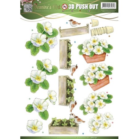 (SB10150)3D Pushout - Jeanines Art - Garden Classics