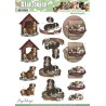 (SB10025)3D Pushout - Amy Design - Animal Medley - Dogs