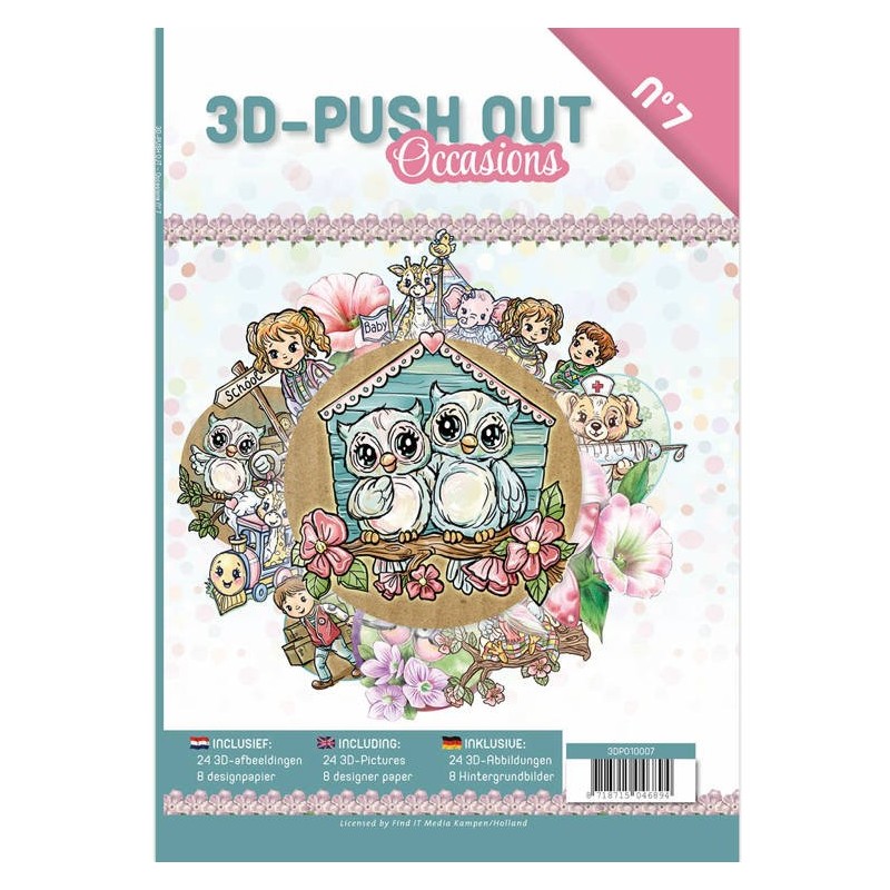 (3DPO10007)3D Push Out Book - Occasions