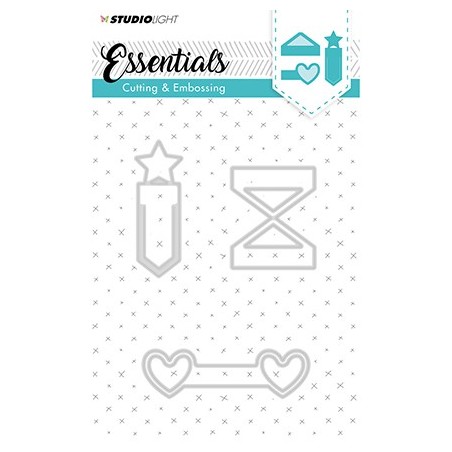 (STENCILSL125)Studio Light Embossing Die Cut Stencil Essentials nr.125