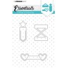 (STENCILSL125)Studio Light Embossing Die Cut Stencil Essentials nr.125