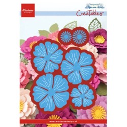 (LR0546)Creatables stencil Anja's beautiful flower set