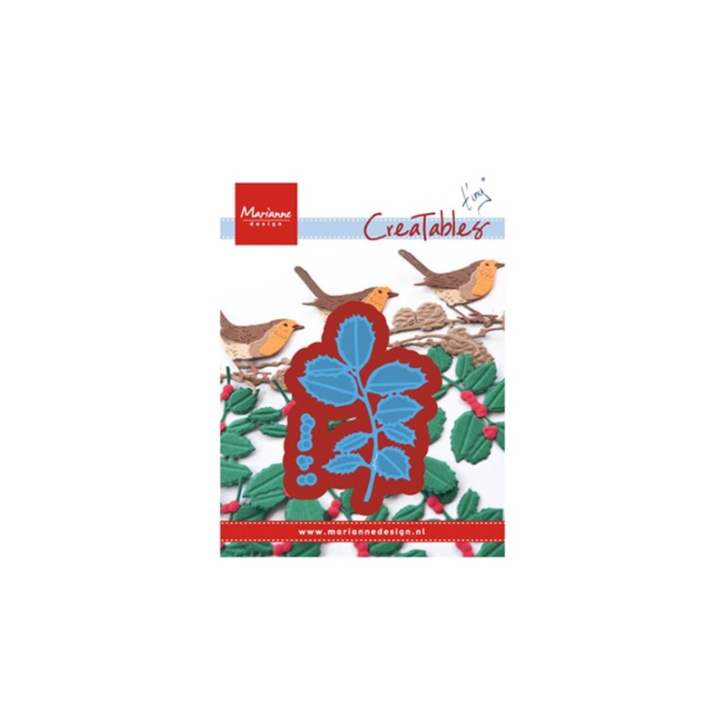 (LR0549)Creatables stencil Tiny's Holly