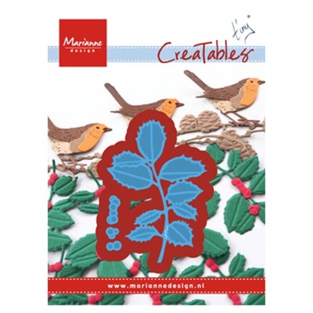 (LR0549)Creatables stencil Tiny's Holly