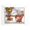 (HT1636)Clear stamp Hetty's border: Autumn forest