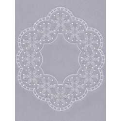 (TP3512E)PCA® EasyEmboss Ruffled Starry Frame W/Fine Triangle Tools