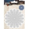 (STENCILSL103)Studio Light Embossing Die Cut Stencil Winter Trails, nr.103