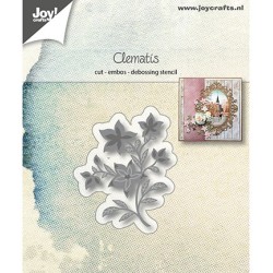 (6002/1123)Cutting, Embossing & Debossing Clematis