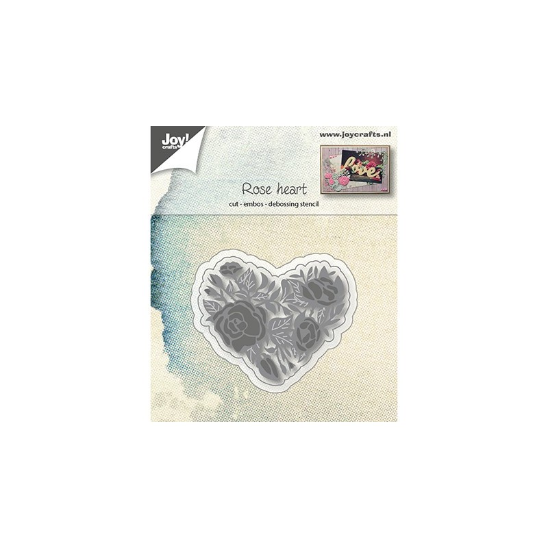 (6002/1125)Cutting, Embossing & Debossing Rose Heart