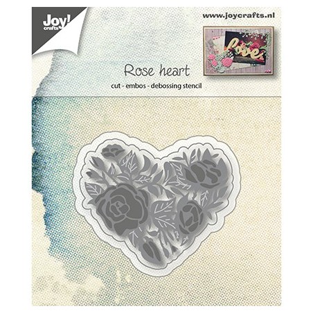 (6002/1125)Cutting, Embossing & Debossing Rose Heart