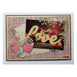 (6002/1125)Cutting, Embossing & Debossing Rose Heart