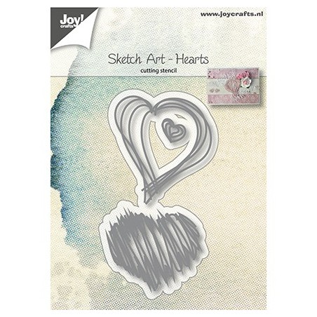 (6002/1136)Cutting Sketch Art - Heart