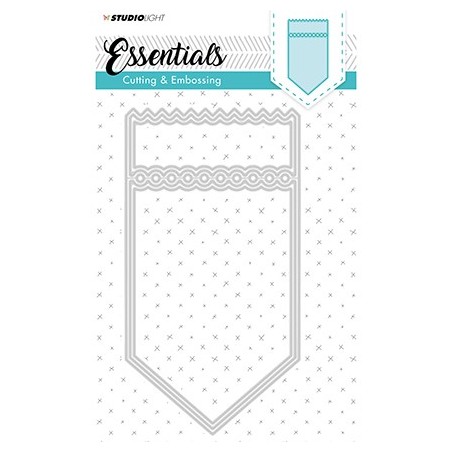 (STENCILSL117)Studio Light Embossing Die Cut Stencil Essentials nr.117