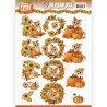 (SB10288)3D Push Out - Yvonne Creations - Fabulous Fall - Fabulous Foxes