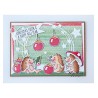 (ec0173)Clear Stamp Eline's Christmas hedgehogs