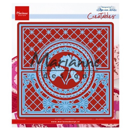 (LR0552)Creatables stencil Anja's lacy folding die: circle