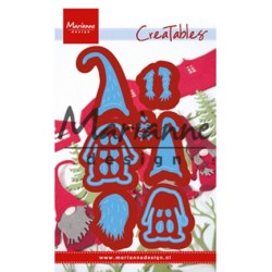 (LR0554)Creatables stencil Tomte gnome