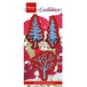 (LR0556)Creatables stencil Forest trees (set of 3)