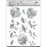 (SB10314)3D Pushout - Amy Design - Words of Sympathy - Sympathy Swallows