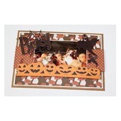 (6002/1027)Cutting & Embossing Border Halloweenpumpkins