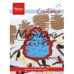 (LR0557)Creatables stencil Tiny's pinecone L