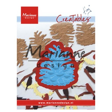 (LR0557)Creatables stencil Tiny's pinecone L