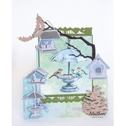 (LR0558)Creatables stencil Tiny's peanut garland and branch