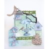 (LR0558)Creatables stencil Tiny's peanut garland and branch