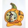 (LR0561)Creatables stencil Witch on broomstick