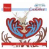 (LR0563)Creatables stencil Anja's antlers