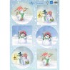 (HK1705)3D Hetty's snowmen