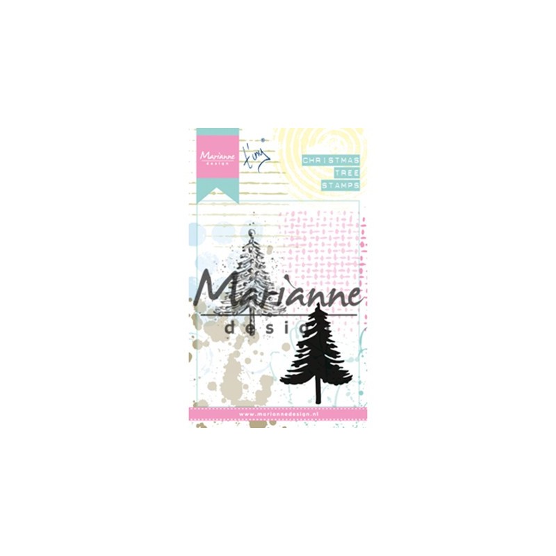 (MM1625)Stamp Tiny's Christmas tree