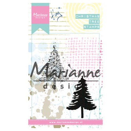 (MM1625)Stamp Tiny's Christmas tree