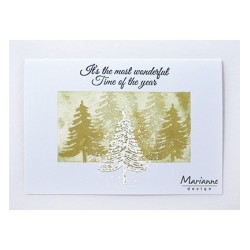 (MM1625)Stamp Tiny's Christmas tree