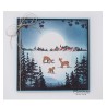 (TC0867)Clear stamp Tiny's border - winter landscape