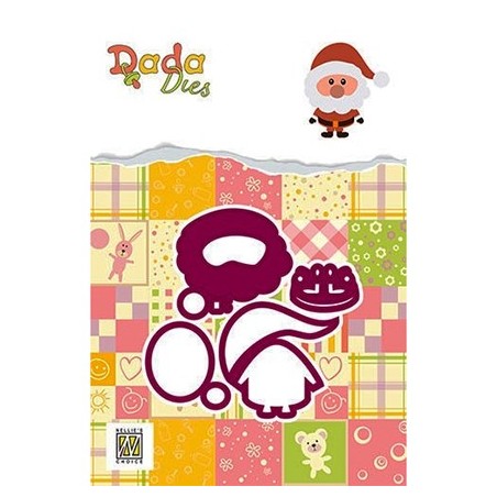 (DDD016)Nellie's Shape Dies DADA Santa claus