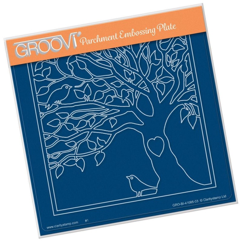 (GRO-BI-41085-03)Groovi Plate A5 THE HAPPY COUPLE