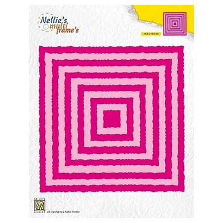 (MFD124)Nellie's Multi frame Dies Photo Frames Squares