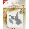 (6002/1207)Cutting & Embossing Gnomelady with flowers