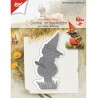 (6002/1209)Cutting & Embossing Gnome on mushroom