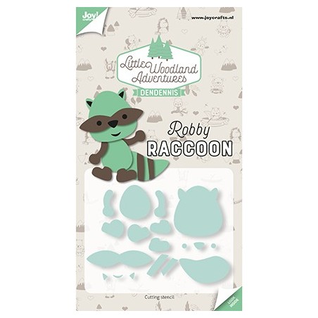 (6002/3130)Cutting & Embossing - Dendennis - Robby Raccoon