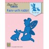 (SDB071)Nellie's Shape Dies Blue Fairy with rabbit