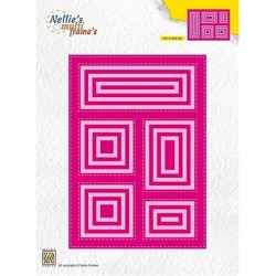 (MFD127)Nellie's Multi frame Dies Block rectangle