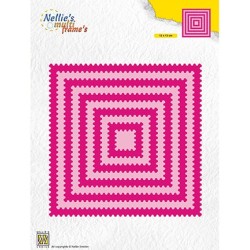 (MFD129)Nellie's Multi frame Dies Square waves