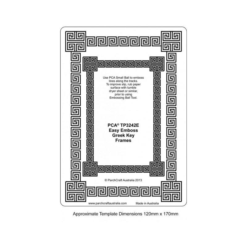 (TP3242E)EMBOSSING Easy Emboss Greek Key Frames