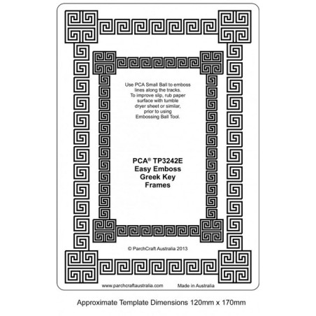 (TP3242E)EMBOSSING Easy Emboss Greek Key Frames