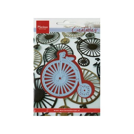 (LR0262)Creatables stencil vintage bicycle