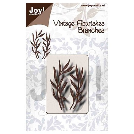 (6003/0095)Cutting dies Vintage flourishes - branches