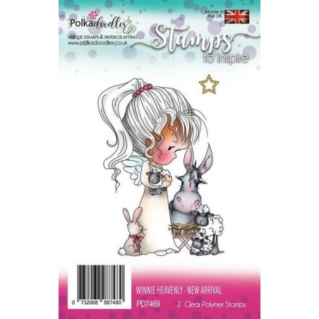 (PD7469)Polkadoodles stamp Winnie New arrival