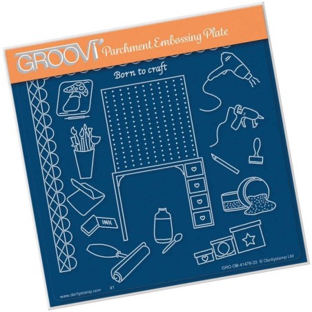 (GRO-OB-41476-03)Groovi Plate A5 Hobbies - Crafting